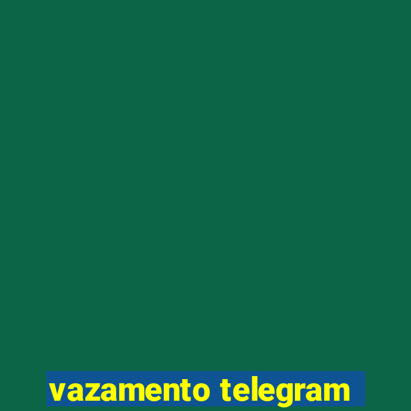 vazamento telegram